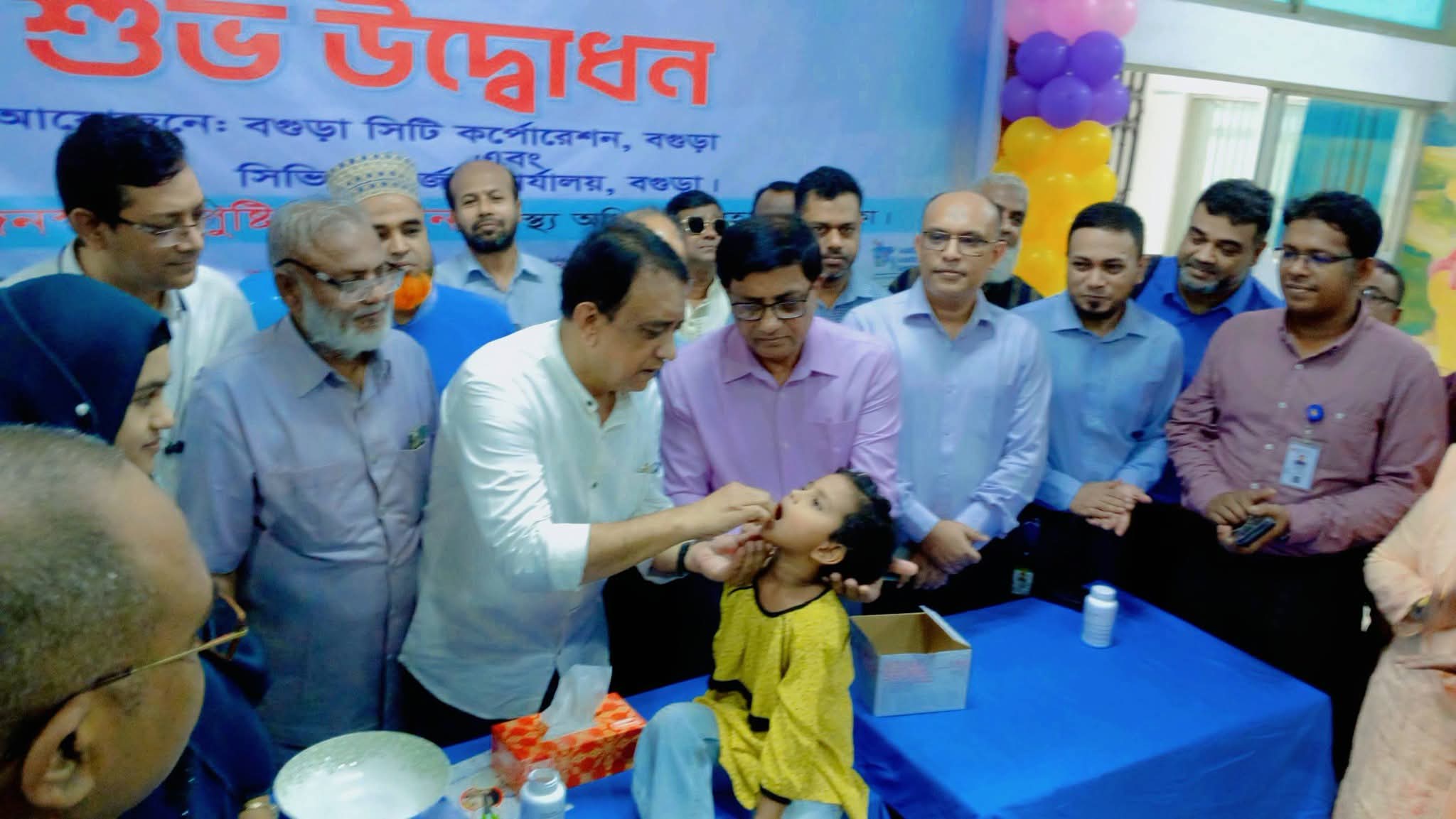 বগুড়ায় জাতীয় ভিটামিন ‘এ’ প্লাস ক্যাম্পেইন