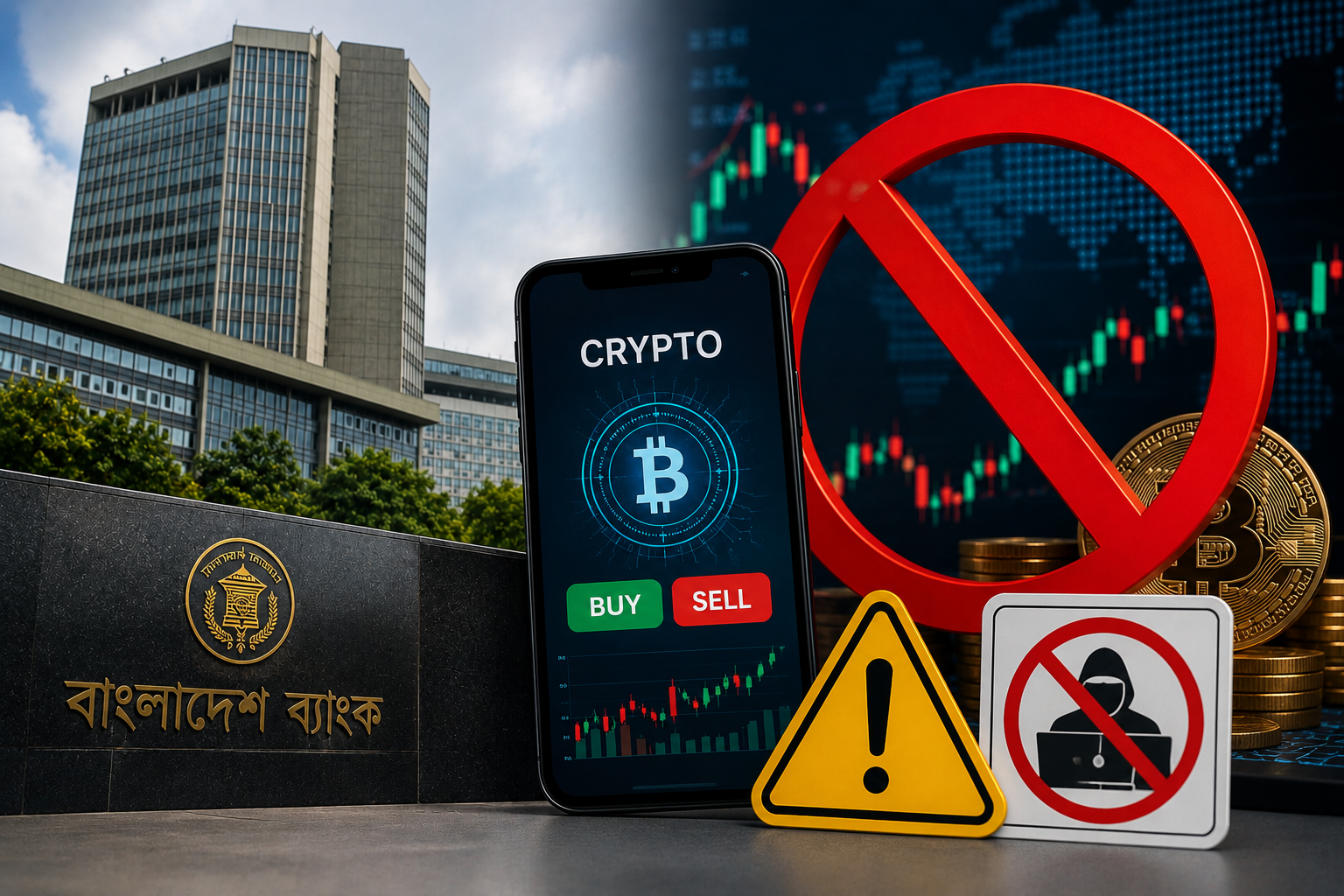 বাংলাদেশ ব্যাংকের ক্রিপ্টো সতর্কবার্তা