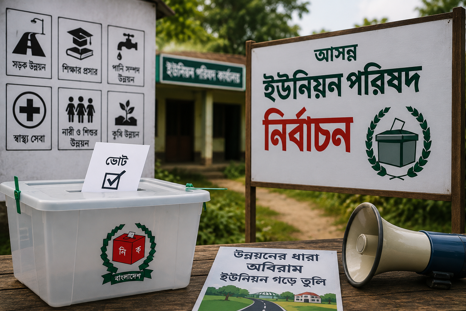 নীলকমল ইউনিয়নে গণসংযোগ করছেন রমিজ উদ্দিন রাজা