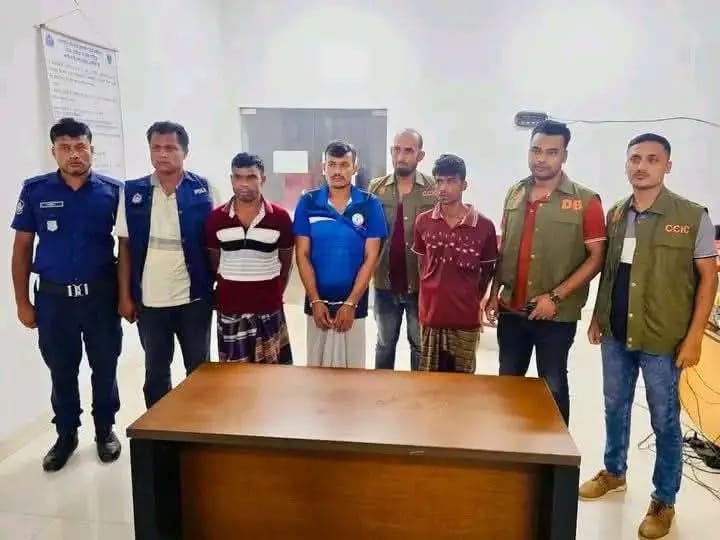 নড়াগাতী ডাকাতি মামলায় ৬ জন গ্রেপ্তার