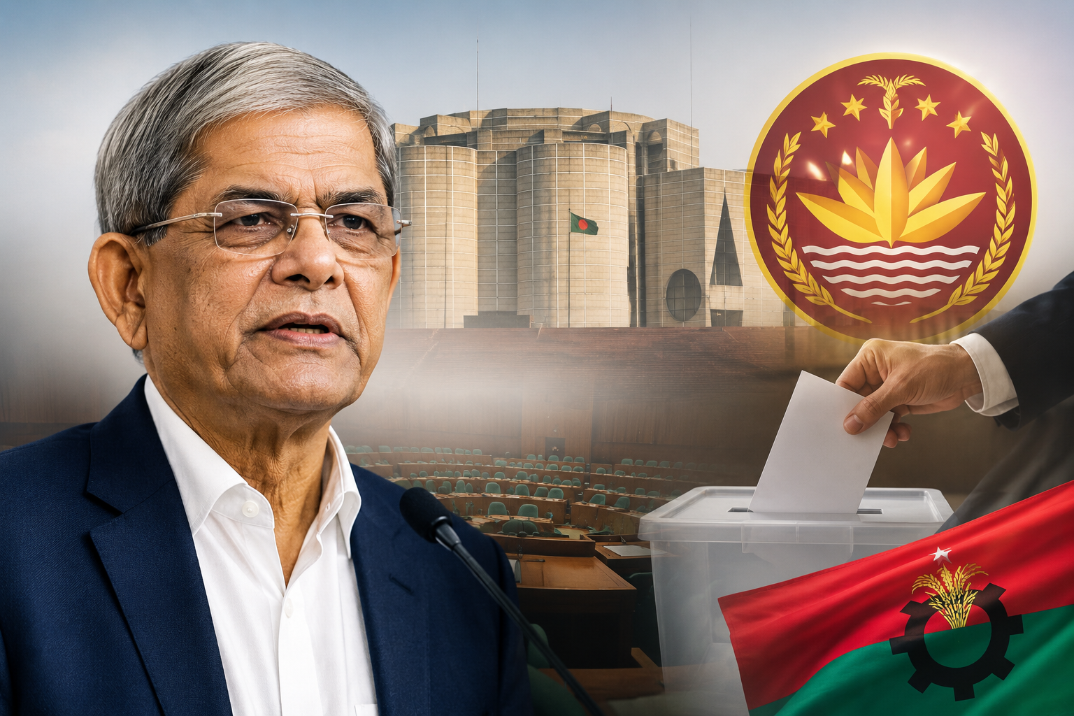 বিএনপির রাষ্ট্রপতি প্রার্থী মির্জা ফখরুল ইসলাম আলমগীর