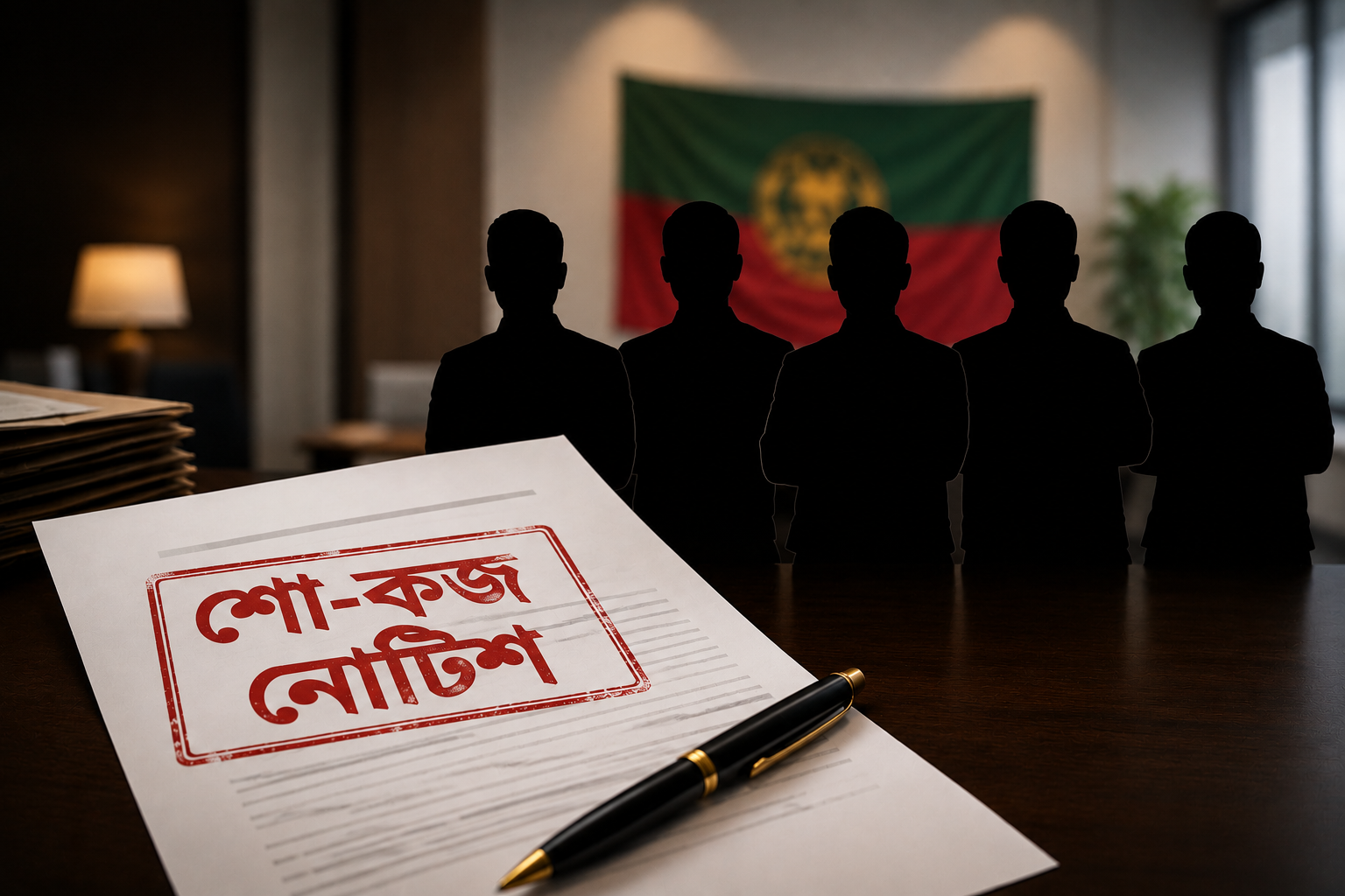 পত্নীতলায় কোকো স্মৃতি সংসদের শোকজ নোটিশের কপি