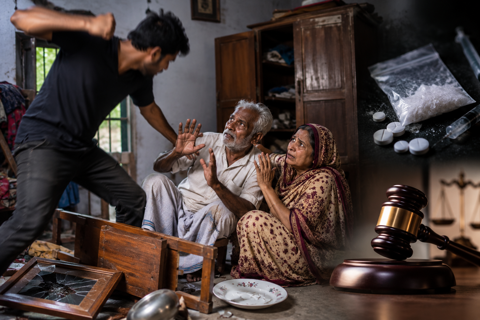 যশোরে বাবা-মাকে মারধরের অভিযোগে ছেলের বিরুদ্ধে মায়ের মামলা