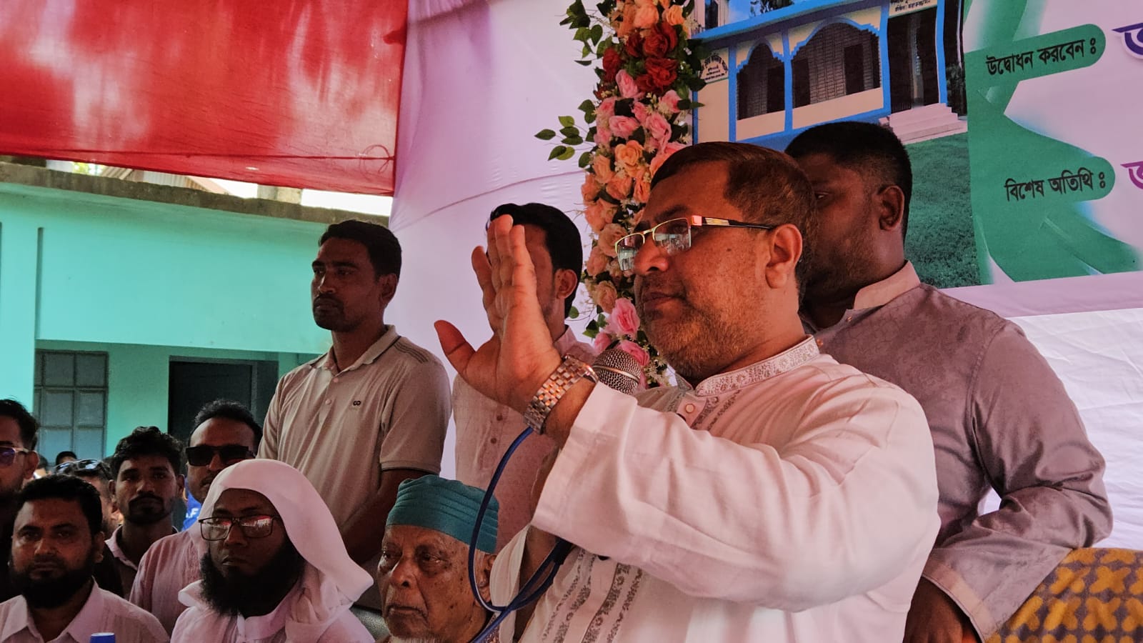কদমতলা নুরিয়া হাফিজিয়া মাদরাসার নবনির্মিত ভবন উদ্বোধন